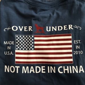Over under T-shirt Sz large. New w/out tags